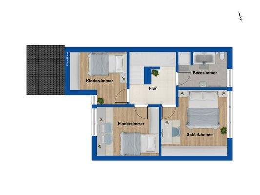 Grundriss Obergeschoss