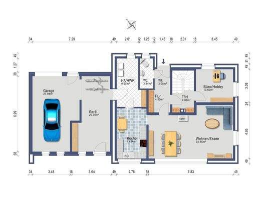Grundriss Erdgeschoss