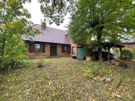 Seiteingang mit Garten