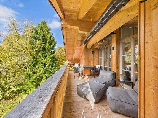 Balkon Süd- und Westseite