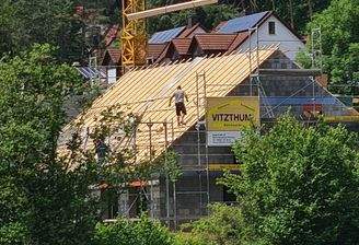 Bautenstand Süd-Ost Ansicht
