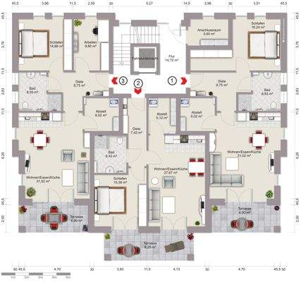 Grundriss Erdgeschoss