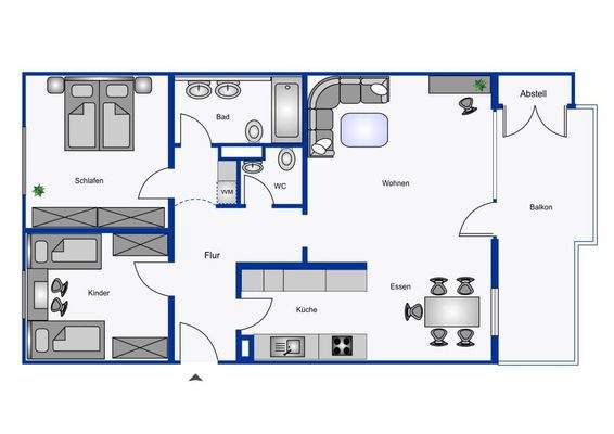 Grundriss 1. Obergeschoss 