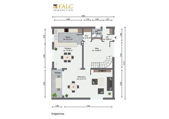 Grundriss Erdgeschoss