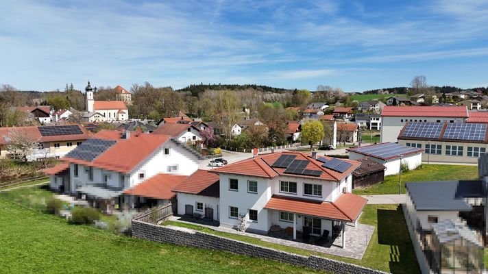 Blick Richtung Ortschaft
