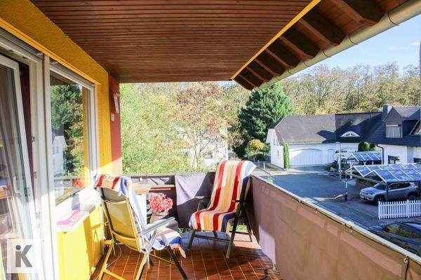 Blick aus dem Balkon