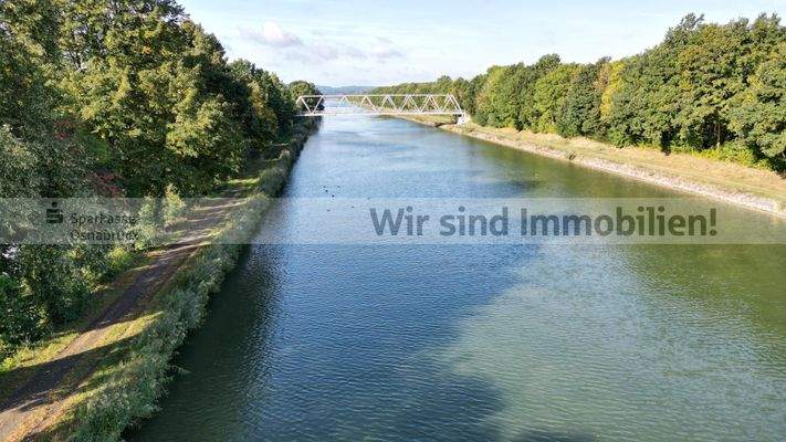 Impression Gehweg Kanal