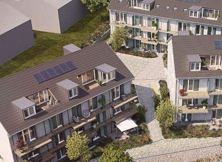 Ganz oben, rechts außen: Die kleine Dachoase W10