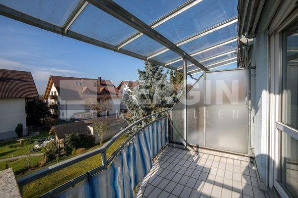 Balkon mit Südausrichtung