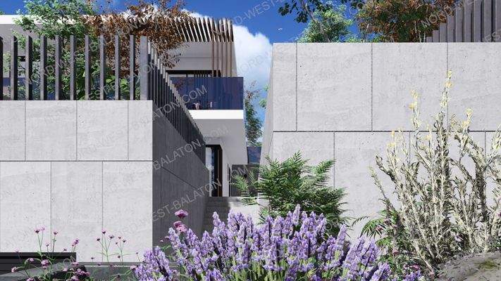 Moderne Architektur mit viel Privatspäre