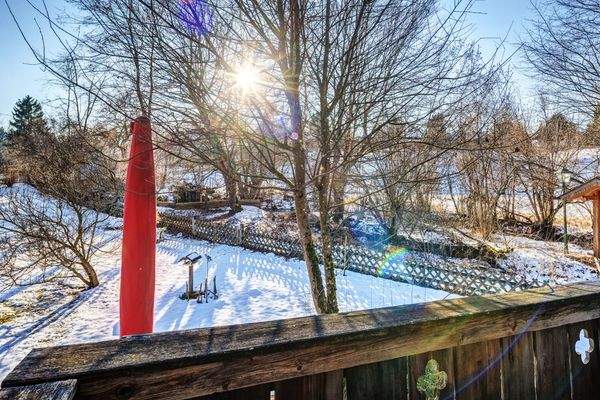 Blick aus dem Schlafzimmerbalkon