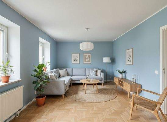 Einrichtungsbeispiel Wohnzimmer EG