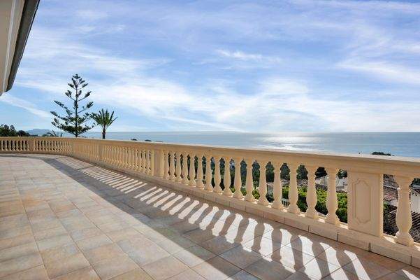 Terrace in villa in Costa d'en Blanes
