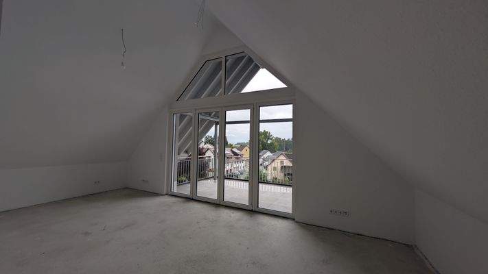 Blick aus dem Wohnzimmer