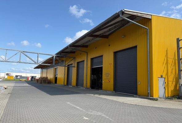 Ansicht West Lagerhallen 