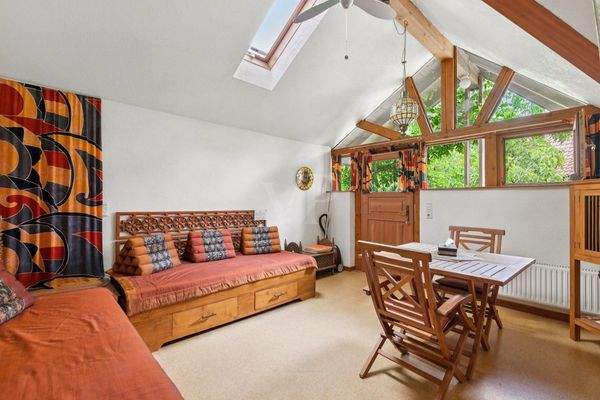 Ess- und Wohnbereich Dachapartment