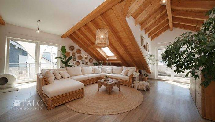 Sich gemütlich einrichten..