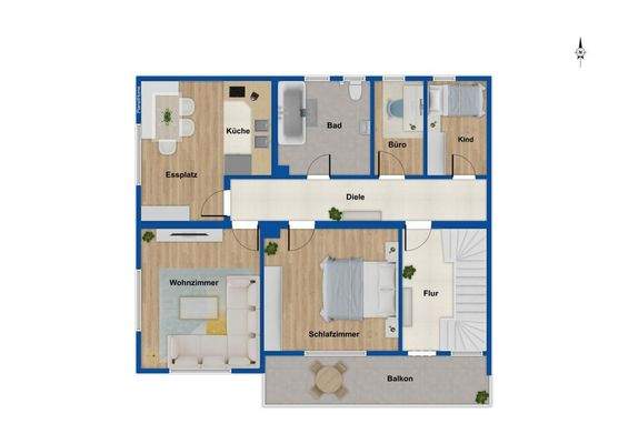 Grundriss - Obergeschoss