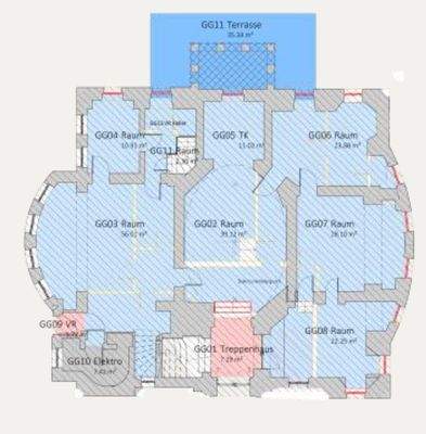 Grundriss Gartengeschoss 