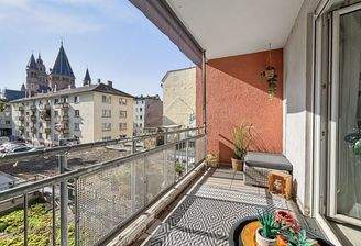 Balkon mit Ausblick zum Dom