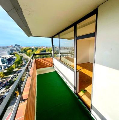 Balkon mit Westblick