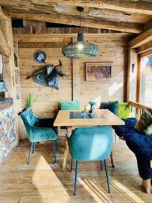 Restaurant hinterer Bereich