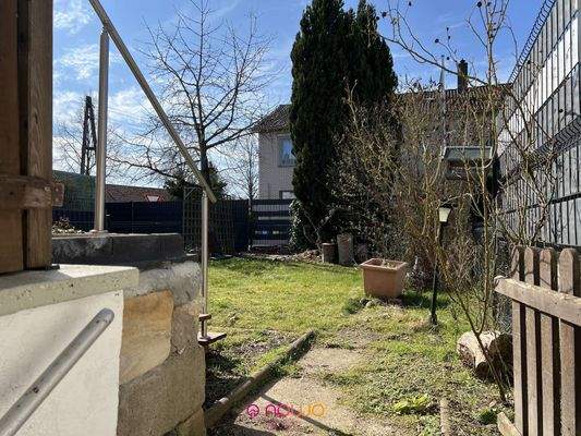 Praktisch: vom Keller geht es in den Garten