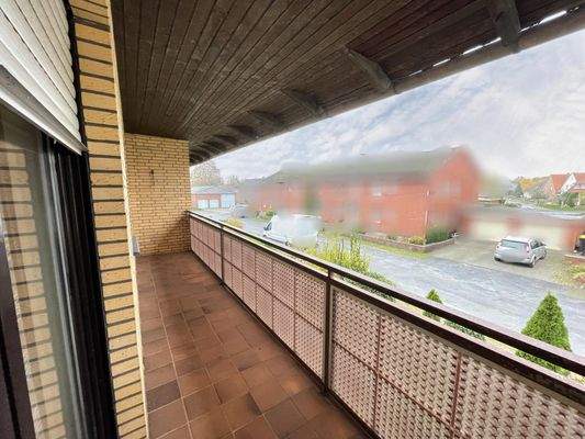 Blick auf den Balkon