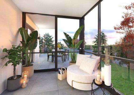 Wintergarten visualisiert