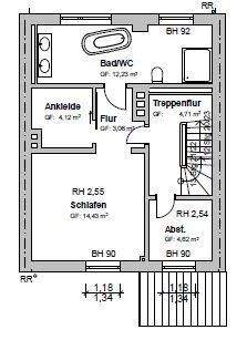 Grundriss Obergeschoss