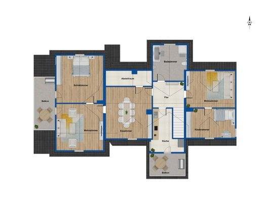 Grundriss Dachgeschoss