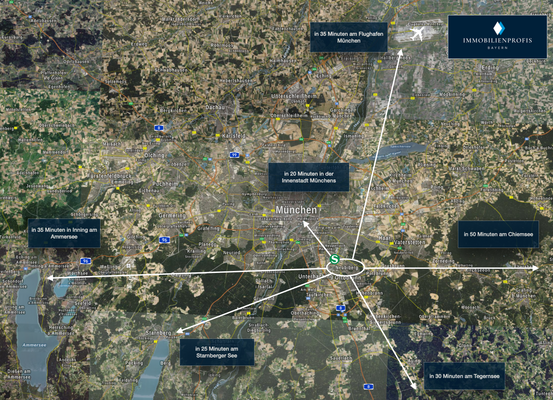 Neubiberg Lage Umkreis München