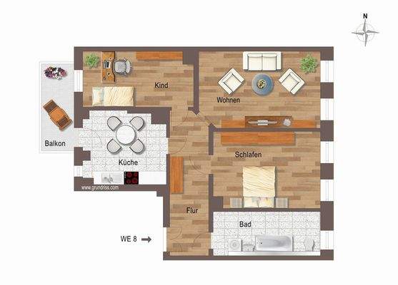 Leipzig - Stötteritz | Grundriss