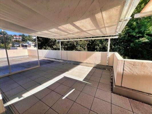 Terrasse mit Überdachnung