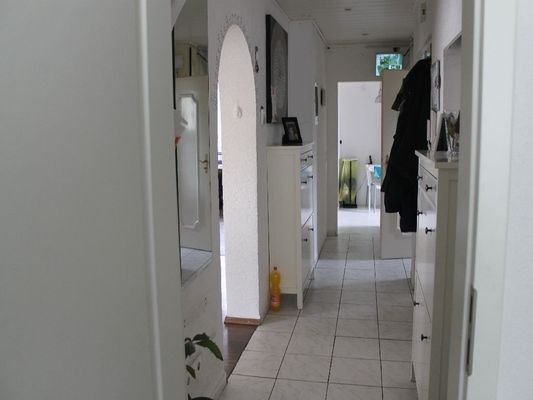 Die zentrale helle Diele