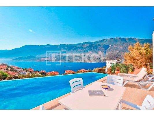Furnished 2-Bedroom Villas for Investment in Antalya Kaş