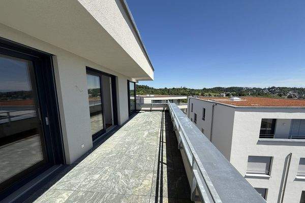Dachterrasse Blick Richtung Osten