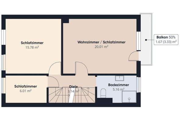 S&P | Grundriss Obergeschoss