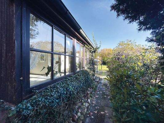 Blick auf die Veranda