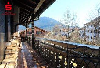 Langer Balkon nach Süden