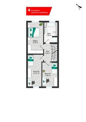 Grundriss Obergeschoss