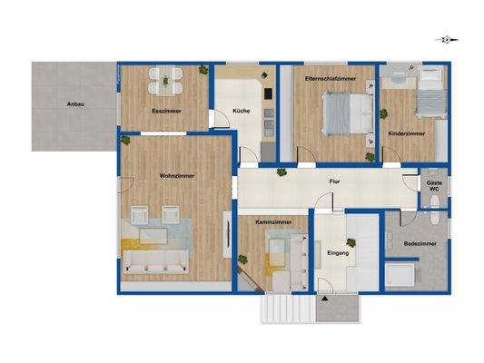 Grundriss Erdgeschoss