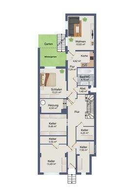 Grundriss Souterrain