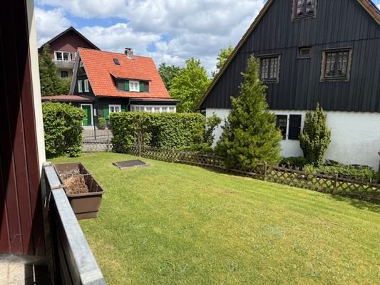 Blick vom Balkon