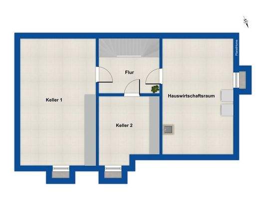 Grundriss Keller