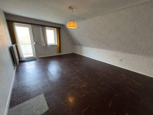 Schlafzimmer mit Balkonzugang