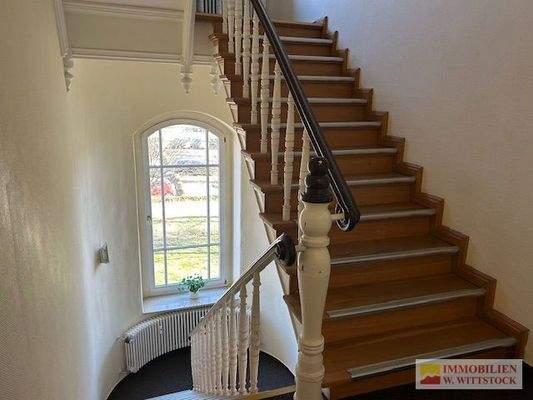 Treppenaufgang dicht