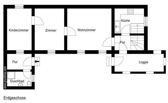 Grundriss Erdgeschoss 