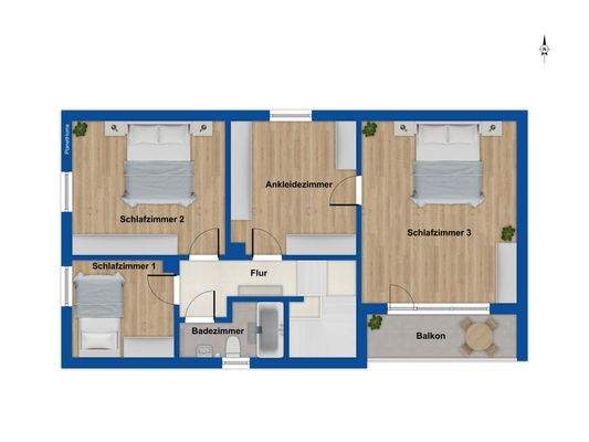 Grundriss Dachgeschoss