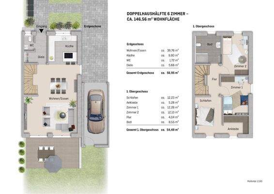 Erdgeschoss u. 1. Obergeschoss